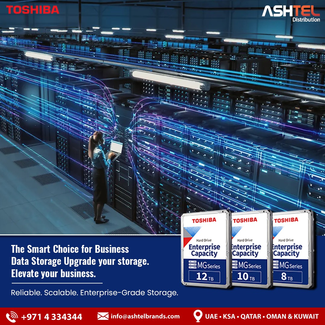 Ashtel_Brands's tweet image. Your data is your most valuable asset—protect it with Toshiba MG Series.
Built for high-volume, high-speed data environments, these drives offer unmatched reliability and security for businesses of all sizes.
#ServerTechnology #CloudComputing #DataSolutions #ToshibaEnterprise