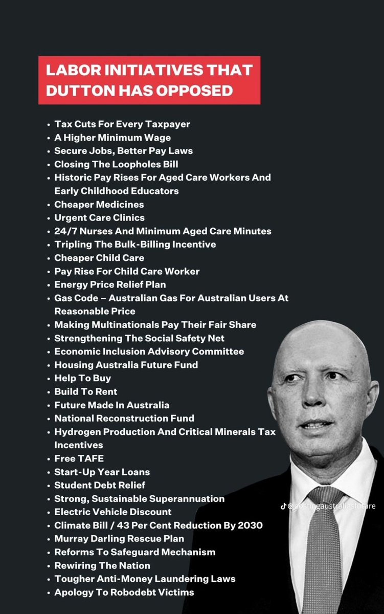 Memes can be fun, but do they change votes? This one has info in it that is salient and useful when talking about the next Federal Government.