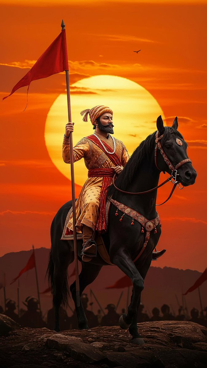 “हिन्दवी स्वराज्य ही श्रींची इच्छा". अर्थात् यह हिन्दवी स्वराज्य की इच्छा ईश्वर की इच्छा है....!

हिन्द स्वराज्य के संस्थापक, परम प्रतापी योद्धा एवं सर्वश्रेष्ठ रणनीतिकार छत्रपति शिवाजी महाराज ने मुगलों को परास्त कर हिन्दू स्वराज्य की स्थापना की।

गो-ब्राह्मण प्रतिपालक की जन्म