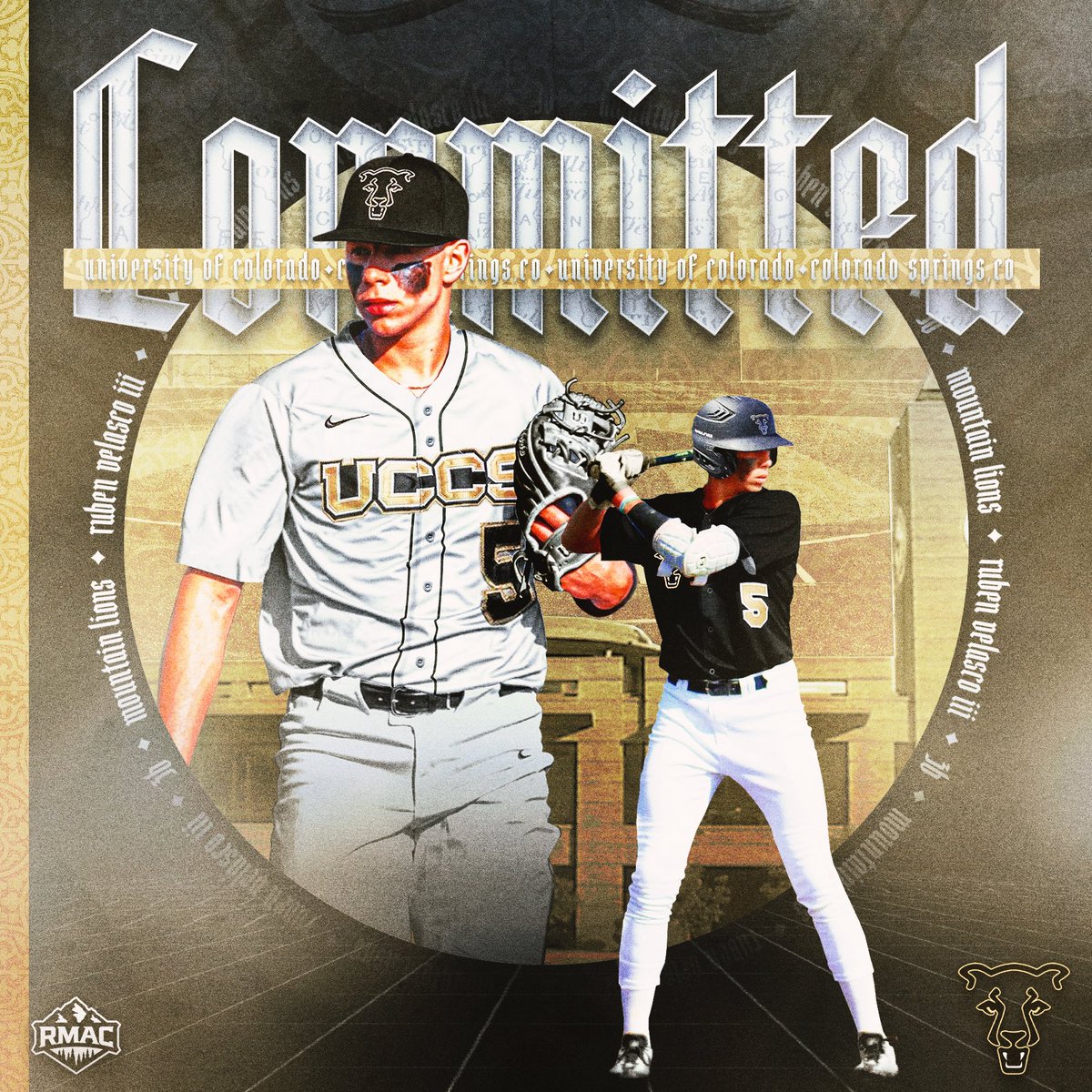 Ruben Velasco III (@rubenvelascoiii) on Twitter photo I am blessed to announce I am committed to play baseball at the University Of Colorado-Colorado Springs. Thank you to everyone who helped me get to this point and I am very excited to see what the future holds.
<a href="/CAAChrisMatzner/">Chris Matzner</a> <a href="/bsf_pitching/">Ryan McWilliams</a> <a href="/PrepBaseballIL/">Prep Baseball Illinois</a> <a href="/UCCSBaseball/">UCCS Baseball</a> I am blessed to announce I am committed to play baseball at the University Of Colorado-Colorado Springs. Thank you to everyone who helped me get to this point and I am very excited to see what the future holds.
<a href="/CAAChrisMatzner/">Chris Matzner</a> <a href="/bsf_pitching/">Ryan McWilliams</a> <a href="/PrepBaseballIL/">Prep Baseball Illinois</a> <a href="/UCCSBaseball/">UCCS Baseball</a>