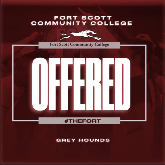 After a great conversation with <a href="/CoachStirgus1/">Alexus Stirgus</a> and <a href="/iamrylo/">Ryan Pippins</a> I’m blessed to receive an offer from <a href="/FortScottCC/">Fort Scott CC</a>