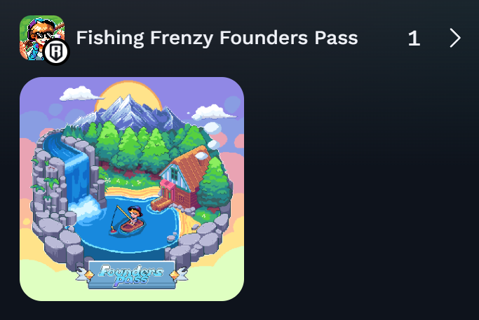 Let's get to fishing <a href="/FishingFrenzyCo/">Fishing Frenzy</a>! Lucky to reel in a founder's pass!
