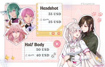 EnzymeLink's tweet image. Im accepting art commissions :)