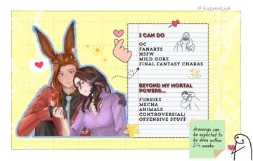 EnzymeLink's tweet image. Im accepting art commissions :)