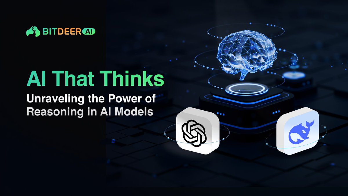 Bitdeer_AI's tweet image. 🧠 Reasoning is what sets advanced AI apart. Models like #DeepSeekR1 and #OpenAIo1 use Reinforcement Learning and Chain-of-Thought to break down complex problems - just like human thinking. But what makes their reasoning so powerful?
Discover how these techniques work and how…