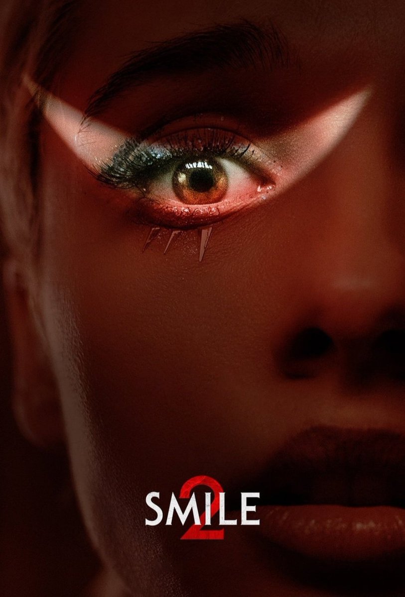 evil_toast916's tweet photo. Continuing to cross off the list of movies we didn't watch last year. #NowWatching Smile 2 (2024) w/ @Whorror_Fiend. Here we go!
#smiletwo #smile #horror https://t.co/GuPCIm0SvK