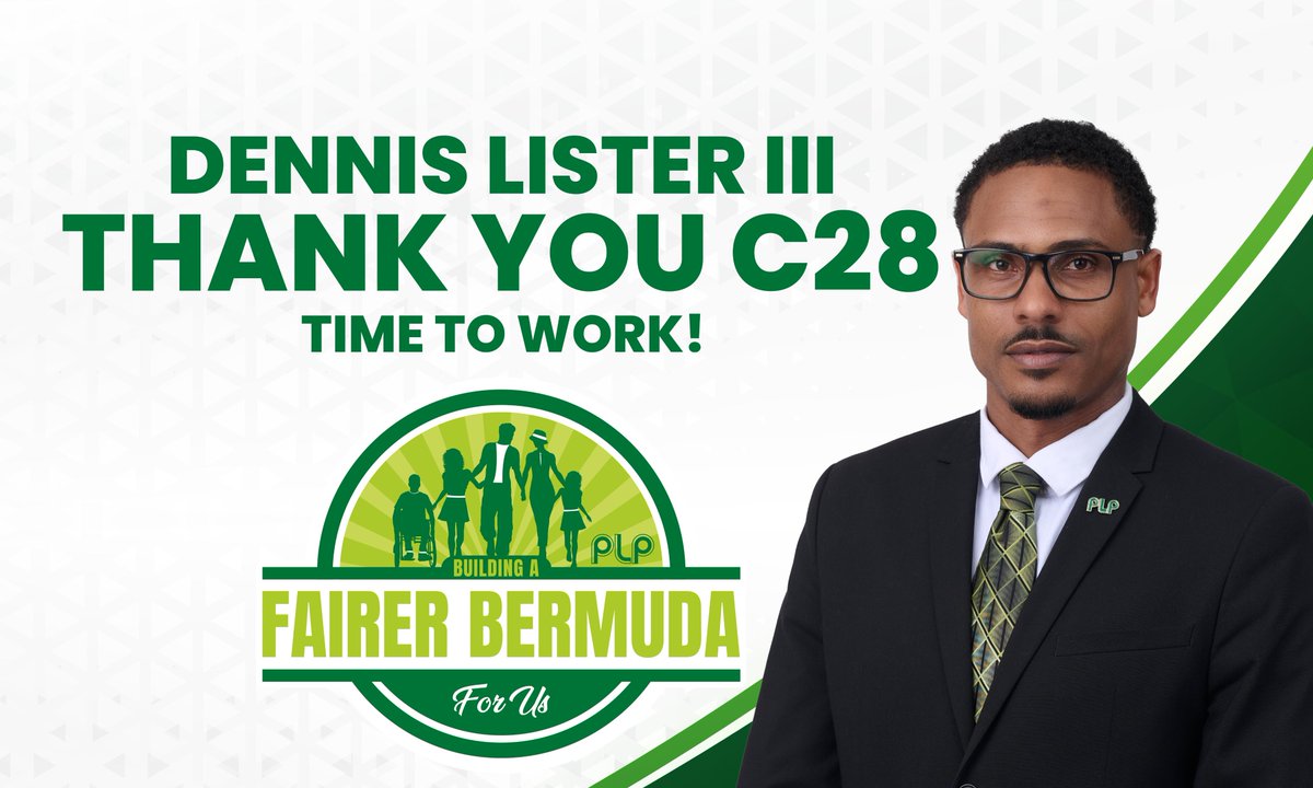 Thank you Constituency 28 - Warwick West for choosing Dennis lister III to represent you as your Member of Parliament!