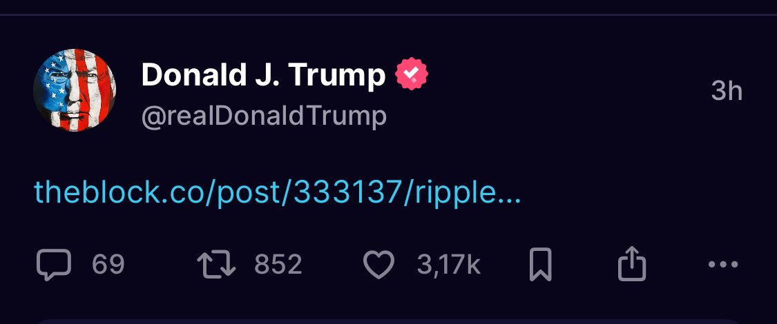TRUMP is working on #XRP at the moment theblock.co/post/333137/ri…
Expect the unexpected!! #XRPCommunity