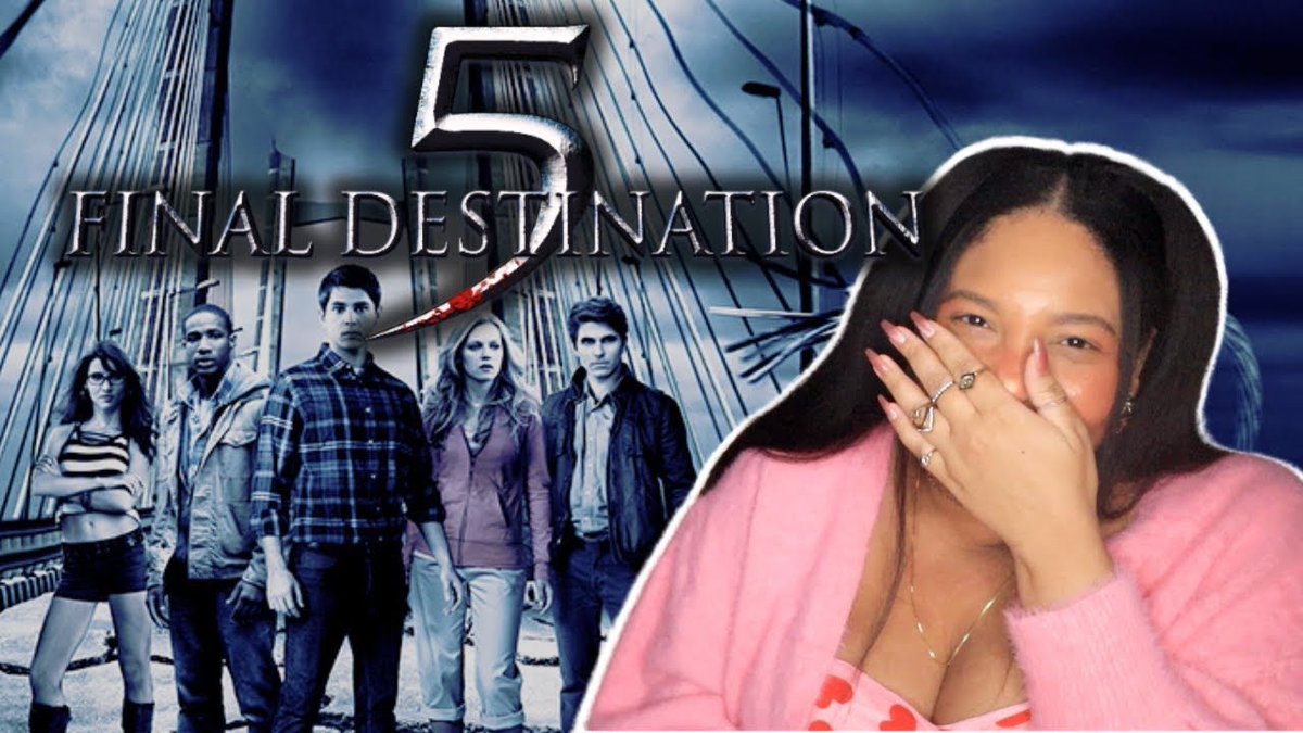 and I’m ready for Final Destination 6🙂‍↕️

Death's Design Is Destiny! FINAL DESTINATION 5 Movie Reaction, First Time Watching
youtu.be/U8mQztcLk4s