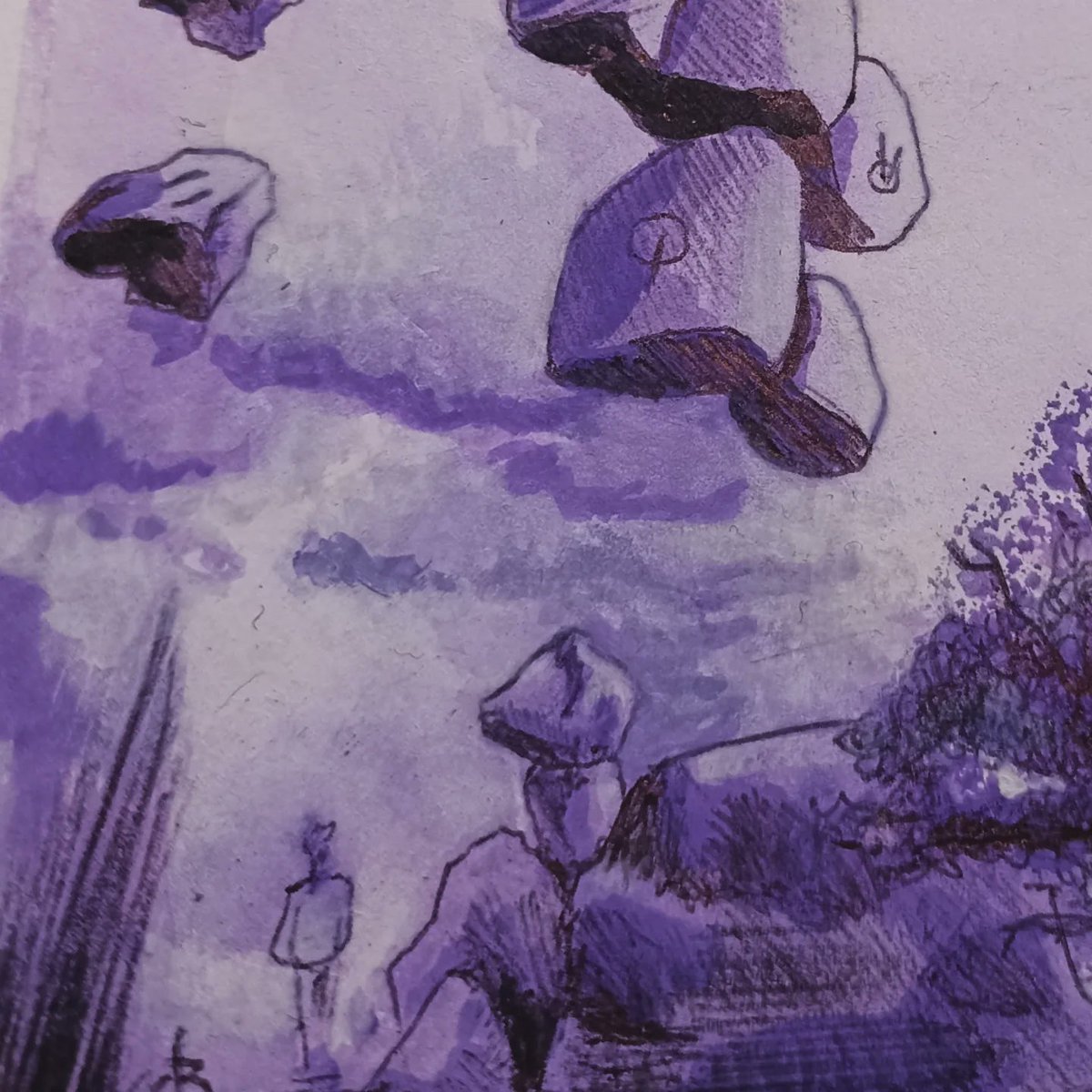 9ChrisBlue's tweet image. A different more "landscape" angle of my work. I like to think about our surroundings more like a magical and mystical place almost surreal, well life itself it's surreal AF