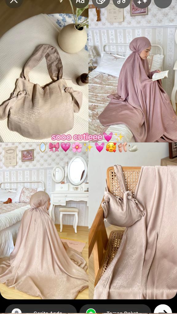 Pdl91415199's tweet photo. Humaira Prayer Set 

Bahannya santorini silk, lembut juga jahitan rapi, looknya elegan
https://t.co/yvNadiCQrC https://t.co/8GeqeDptw0