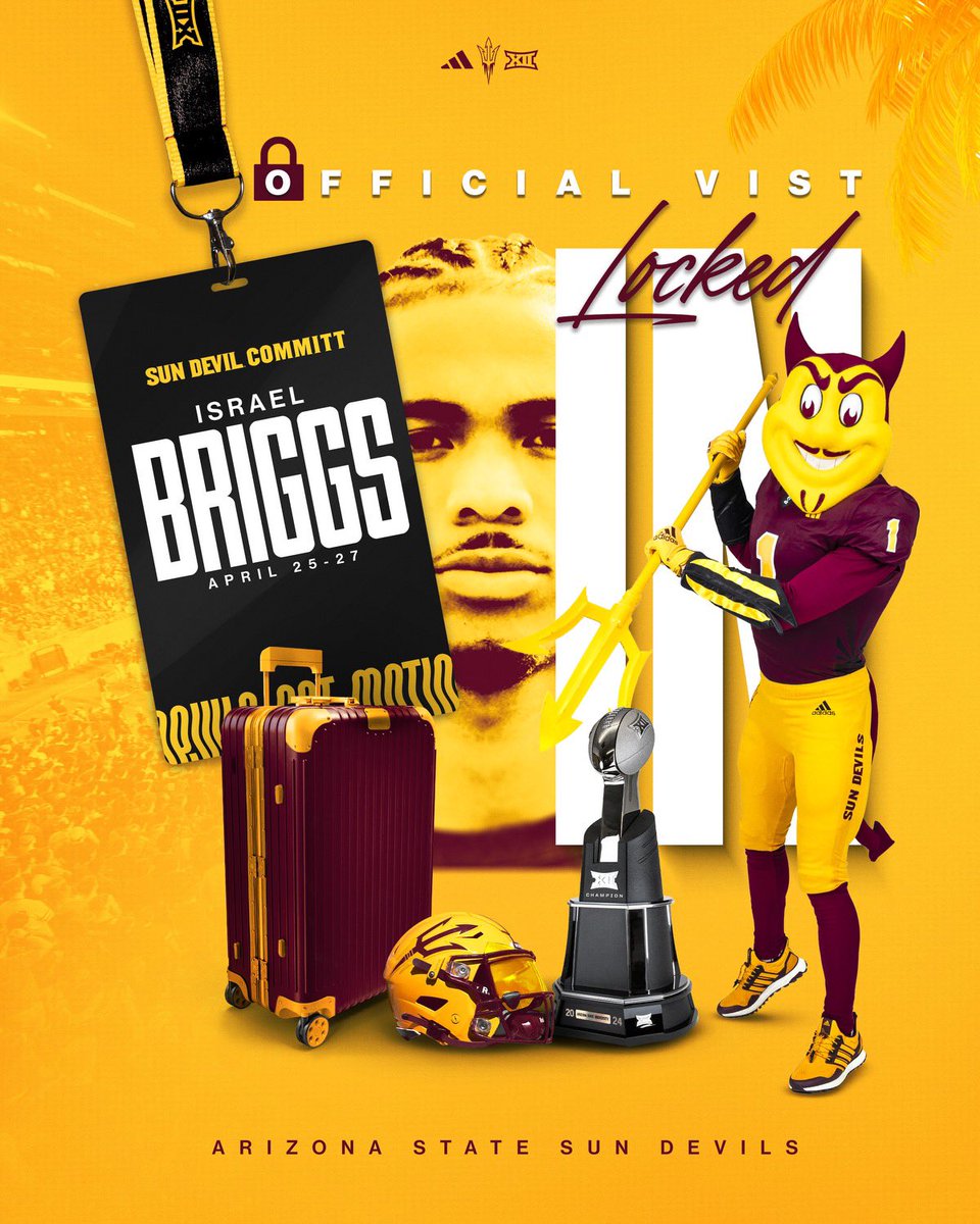 <a href="/KennyDillingham/">Coach Dillingham</a> <a href="/CoachMohns/">Jason Mohns 🔱 🏈</a> <a href="/coacharroyo/">Coach Arroyo</a> <a href="/IWSunDevils/">Isaiah “Zek’’Williams</a> <a href="/CoachHinesWard/">Hines Ward</a> <a href="/ASUFootball/">Sun Devil Football</a> <a href="/Trent_Birch/">TB</a> <a href="/ASU_SuperFan/">ASU_SuperFan 🔱</a> <a href="/RisingSunDevils/">ASU Football Recruiting</a> <a href="/BrandonHuffman/">Brandon Huffman</a> <a href="/GregBiggins/">Greg Biggins</a>  TURN ME UP TEMPE 🔱🔱😈😈
