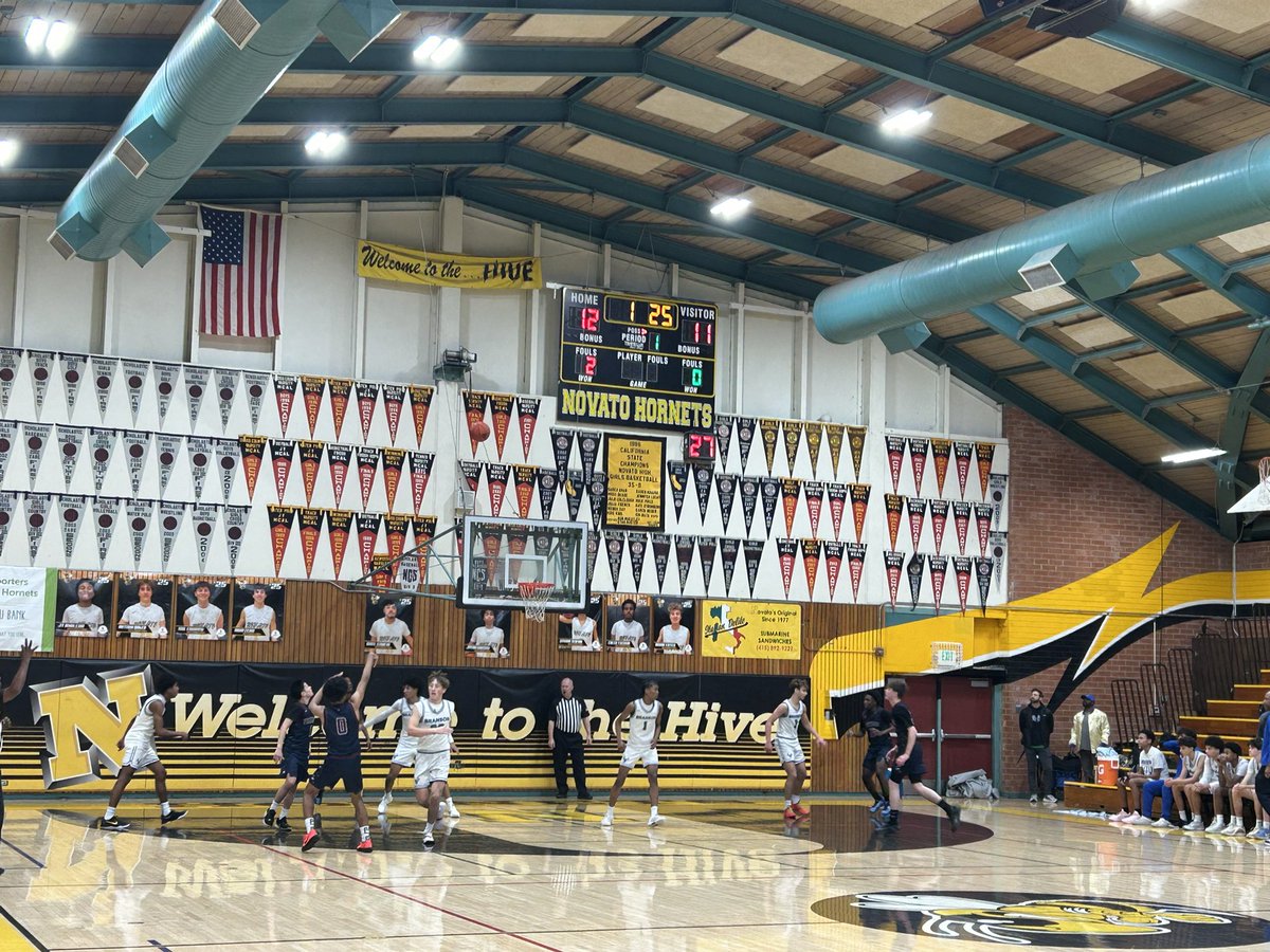 NCS Boys Basketball:  Freedom 15, Branson 15 at the end of the 1st Qtr.