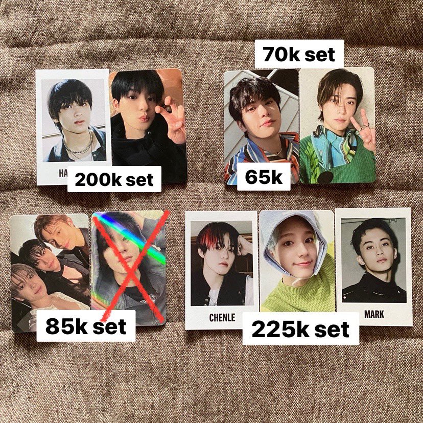 wts ; want to sell | lfb

     ~aab photocard nct
 
• mostly gudcon (not for sensitive buyer)
• special 2.2 

📍surabaya

⌗ pc jeno jaehyun mark haechan sion anton 127 dream wish riize hoodie pout tunjuk suhum bayi pink christmas dora holo everline pob makestar