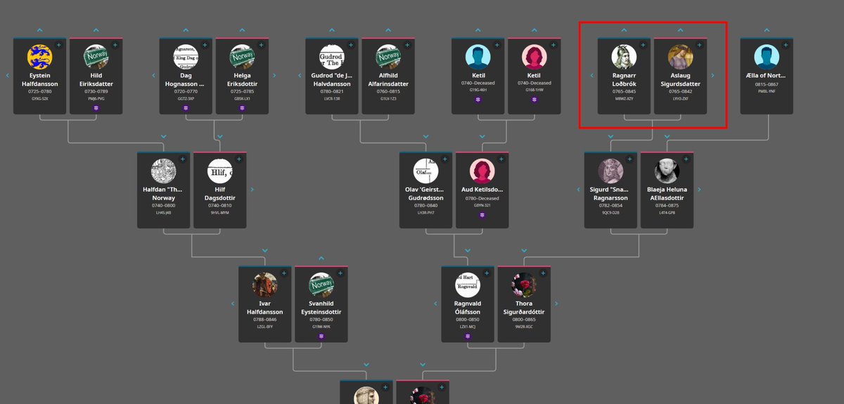 FailsafeDesign's tweet image. So... Decided to dig through my ancestry, apparently I&apos;m a direct descendant of Ragnar Lothbrok... 40 generations ago.