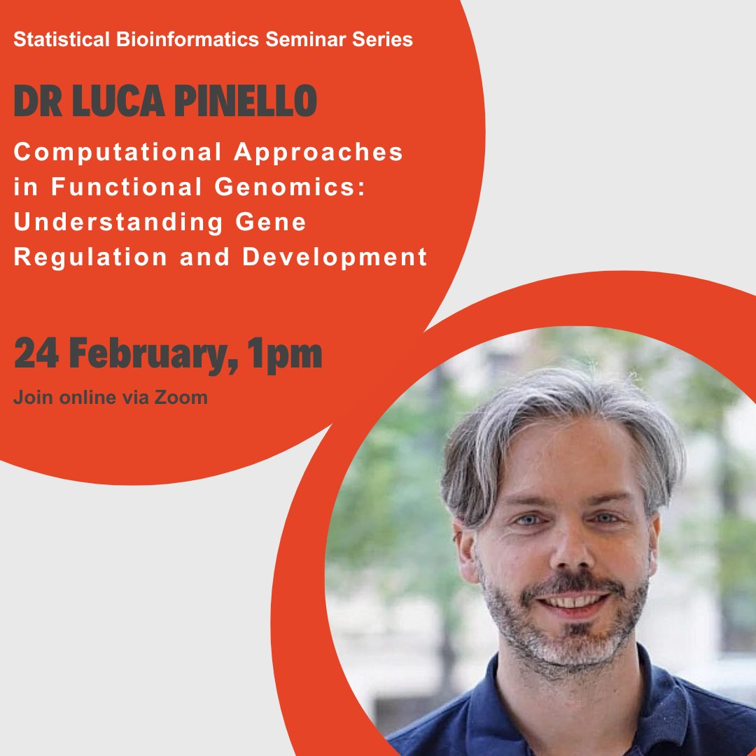 Sydney Precision Data Science Centre (@sydneybioinfo) on Twitter photo 🎉 We're thrilled to launch our 2025 seminar series next Monday with <a href="/lucapinello/">Luca Pinello</a> from <a href="/harvardmed/">Harvard Medical School</a>!✨
He will present: Computational Approaches in Functional Genomics: Understanding Gene Regulation and Development 🧬
⏱️February 24, 1pm (AEST)
🔗bit.ly/4hZLxiR 🎉 We're thrilled to launch our 2025 seminar series next Monday with <a href="/lucapinello/">Luca Pinello</a> from <a href="/harvardmed/">Harvard Medical School</a>!✨
He will present: Computational Approaches in Functional Genomics: Understanding Gene Regulation and Development 🧬
⏱️February 24, 1pm (AEST)
🔗bit.ly/4hZLxiR