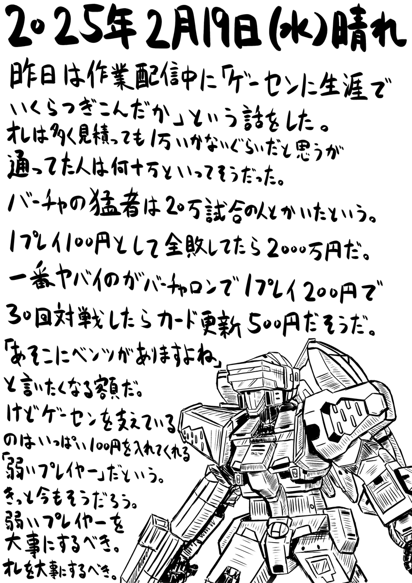 今日の日記 