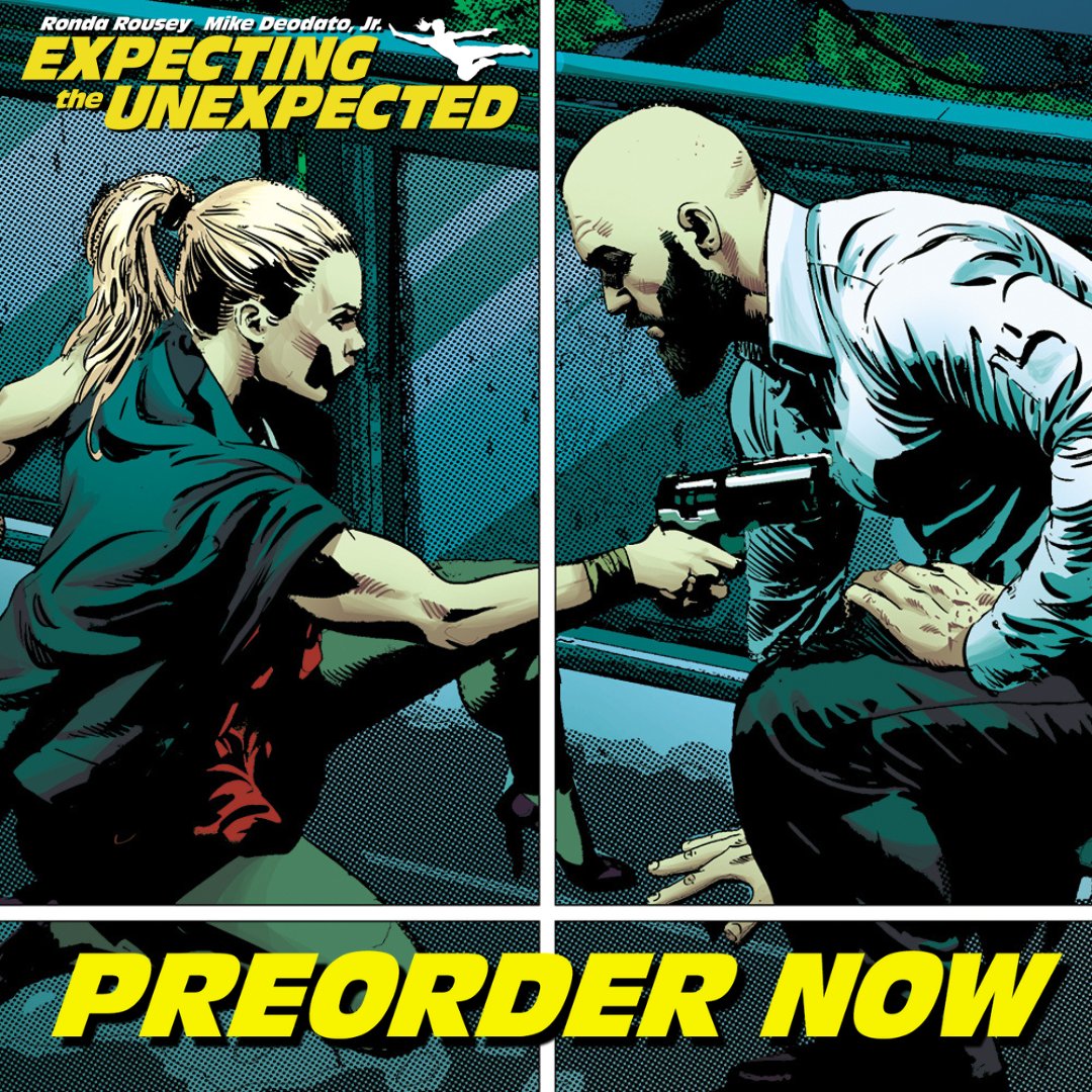 AWA Studios (@awa_studios) on Twitter photo You don’t need a gun to get your hands on EXPECTING THE UNEXPECTED, our 160-pg graphic novel by <a href="/RondaRousey/">Ronda Rousey</a>, <a href="/mikedeodato/">Mike Deodato, Jr.</a>, <a href="/Marco_Lesko/">Marco Lesko</a>, and <a href="/salcipriano/">Sal Cipriano • ULTRAZILLA!</a>! It’s still available for pre-order on BackerKit. You won't find all the limited, exclusive offerings from the Kickstarter You don’t need a gun to get your hands on EXPECTING THE UNEXPECTED, our 160-pg graphic novel by <a href="/RondaRousey/">Ronda Rousey</a>, <a href="/mikedeodato/">Mike Deodato, Jr.</a>, <a href="/Marco_Lesko/">Marco Lesko</a>, and <a href="/salcipriano/">Sal Cipriano • ULTRAZILLA!</a>! It’s still available for pre-order on BackerKit. You won't find all the limited, exclusive offerings from the Kickstarter