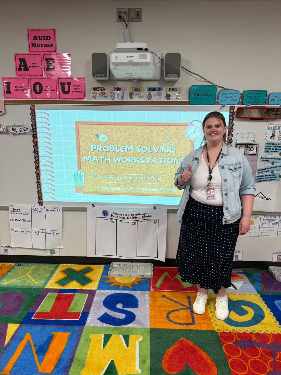 Alyssa Vogel M.Ed (@alyssaaggie) on Twitter photo Today in the <a href="/LFSmithElem/">LF Smith Elementary</a> STEM lab, the teachers 👩🏫 got to have a mini pd over problem solving strategies and how to implement them in workstations! #pisdmathchat Today in the <a href="/LFSmithElem/">LF Smith Elementary</a> STEM lab, the teachers 👩🏫 got to have a mini pd over problem solving strategies and how to implement them in workstations! #pisdmathchat