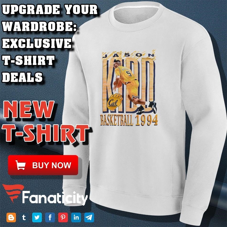 fanaticitycom's tweet image. 🚨 Rock the legend! 🚨 Rep the Jason Kidd Cal Bears 1994 era with this exclusive Roots of Fight graphic tee! A must-have for true basketball fans 🏀🔥

🛒 Grab yours now 👉 fanaticity.com/product/jason-…

#JasonKidd #CalBears #RootsOfFight #BasketballLegends #ThrowbackStyle #Fanaticity