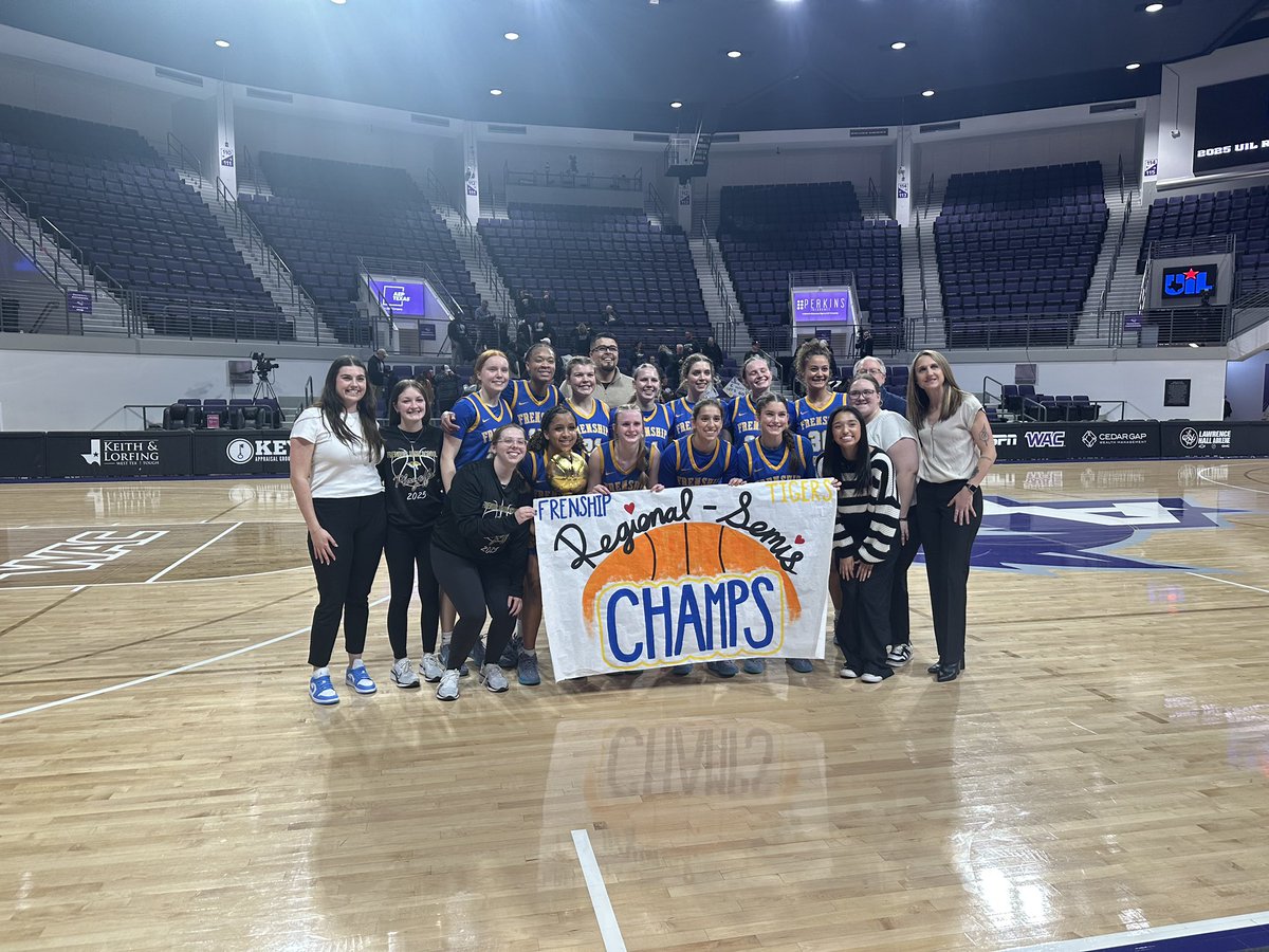What an incredible night for our Frenship Basketball teams! First, our boys secure a huge victory in the Bi-District round, and then our girls take home a win in the Regional Semi-Finals, making it to the Regional Finals for the first time in 20 years! We love gold ball season!
