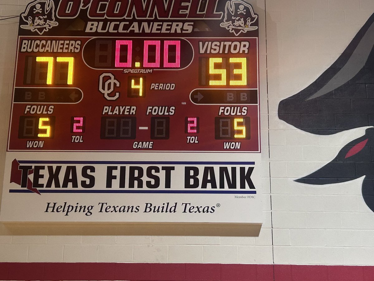 The Bucs move on to the regional round of the TAPPS playoffs with a 77-53 win over Shiner St. Paul tonight in the area round of the playoffs! 🏴‍☠️🏀