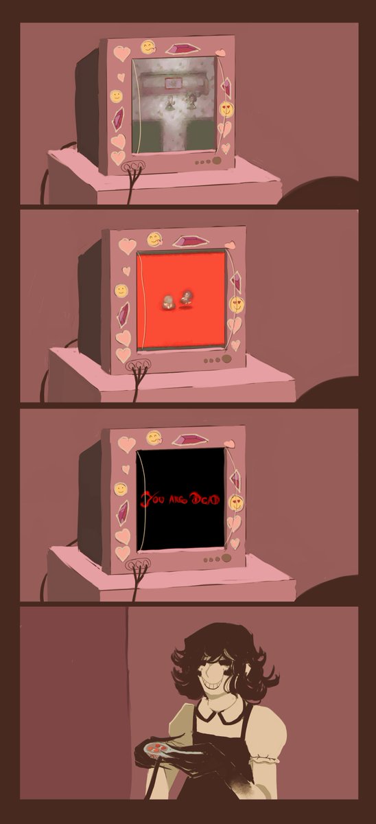 girls just want to have fun (dumb DD scribble to cheer myself up) #darkdeception #superdarkdeception