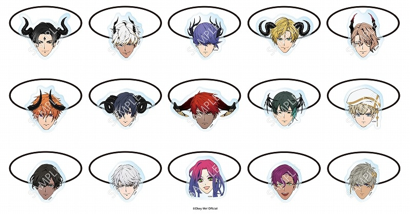 アニメイトオンラインで予約開始！ Obey Me! アクリルヘアゴム