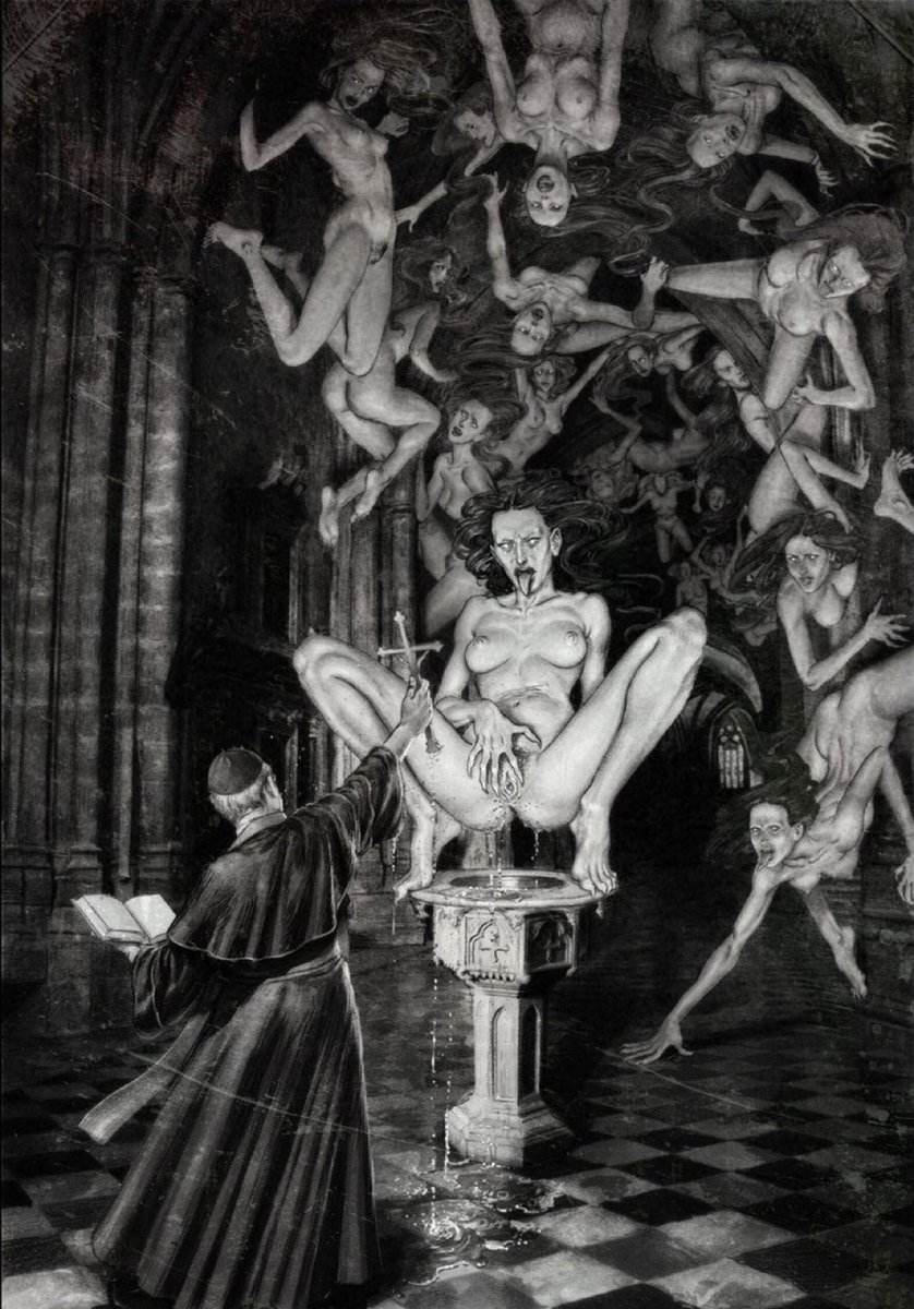 horrorsthetics's tweet photo. Inferno of Pleasure 

by Kerbcrawlerghost https://t.co/jPiqaggXlH