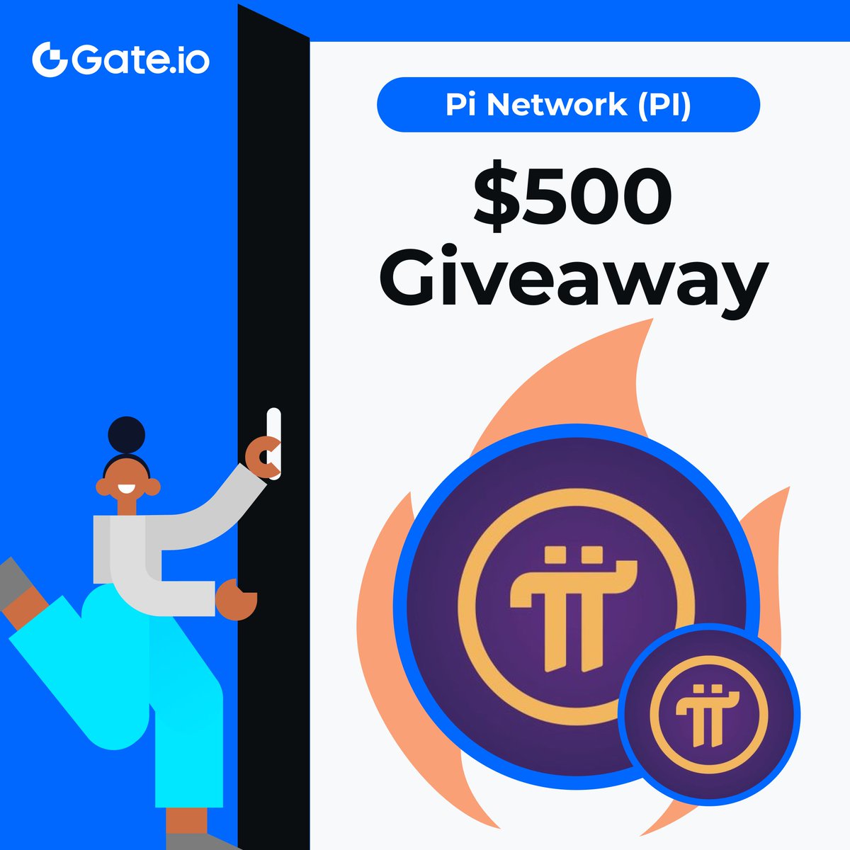 Gate.io (@gate_io) on Twitter photo 🚀New Listing Alert! $PI/USDT trading will go live on Gate.io at 8:00 AM UTC, Feb 20.
Grab your share of the $500 PI
💰 20 winners * $25 each
✅ Follow @gate_io & <a href="/PiCoreTeam/">Pi Network</a>
✅ RT, Like, and tag 3 friends
🔗Join Launchpool and share 0.2 $BTC + 1,000 $GT now: 🚀New Listing Alert! $PI/USDT trading will go live on Gate.io at 8:00 AM UTC, Feb 20.
Grab your share of the $500 PI
💰 20 winners * $25 each
✅ Follow @gate_io & <a href="/PiCoreTeam/">Pi Network</a>
✅ RT, Like, and tag 3 friends
🔗Join Launchpool and share 0.2 $BTC + 1,000 $GT now:
