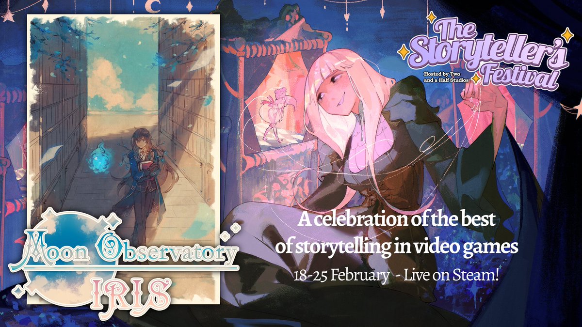 MoonObservatory's tweet image. Moon Observatory Iris is 50% off for the #TheStorytellersFestival! it's an otome game with a lot of plot and charas who need therapy!!!
store.steampowered.com/app/1598220/Moβ¦