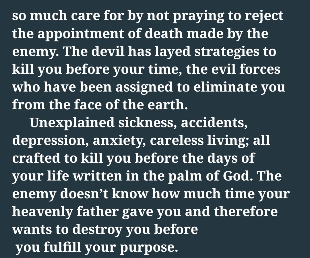 SantinaKansiime's tweet photo. Psalm 79:11 AMPC
Let the groaning and sighing of the prisoner come before You; according to the greatness of Your power and Your arm spare those who are appointed to die.
 Appointed - scheduled,fixed,prearranged, arranged, decided
 The life you're too indulgent on is at risk. https://t.co/f9Yk0rWTO8