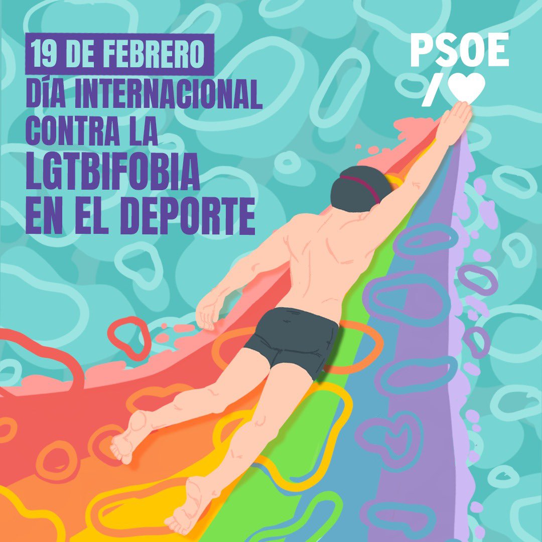 Hoy es el Día Internacional contra la LGTBIfobia en el Deporte 🏀 🏳️‍🌈🏳️‍⚧️

❌ Las personas LGTBI sufrimos los mayores índices de invisibilidad y discriminación en el ámbito deportivo.

✅ Es fundamental que sigamos construyendo un deporte seguro en el que quepamos todxs.