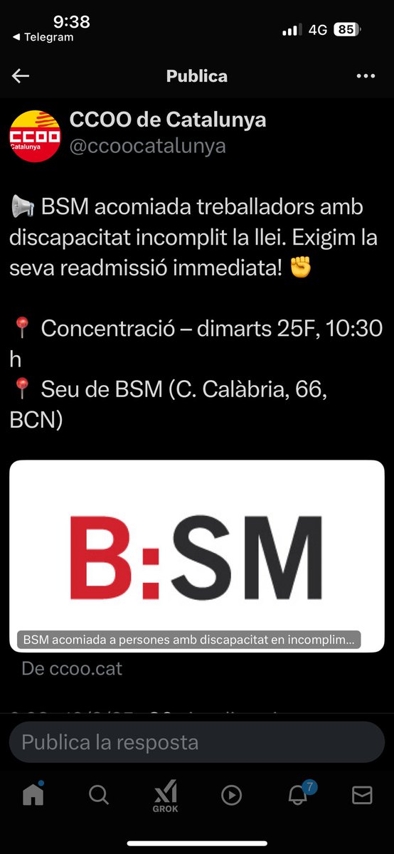 Mirant aquests dos conflictes no puc deixar de denunciar la política publica per prestar els serveis municipals amb empreses intermediadores que vulneren drets fonamentals com aquests. Una pensada a <a href="/Mobilitat_AMB/">Mobilitat AMB</a> i <a href="/bcn_ajuntament/">Ajuntament de Barcelona</a> 👇