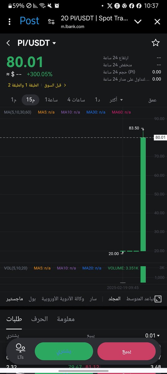 Pinetworkfuture's tweet image. #LBank 
Pre Market in Lbank price 1 PI =83$ 
#Picoin #PiCoreTeam  #PiNetworkListing #PiNetworkMainnet  #PiNetworkListBitget #pinetworknews