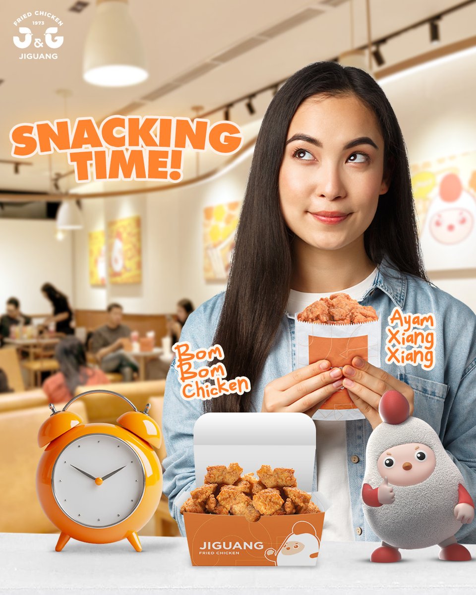 JiGuangID's tweet photo. Jam ngemil yaa AUTO MELUNCURRR ke Jiguang Fried Chicken~🥰🍗

Cocok banget buat nemenin waktu santai kamu! Yuk mampir sekarang💖

#ayamxiangxiangviral #cemilanjakut #JajanKekinian #JakartaKuliner #JajananKekinian #PecintaKuliner #AyamGorengLezat #ayamgorengenak #ayamgorengjakarta https://t.co/FIrFYwz2oc