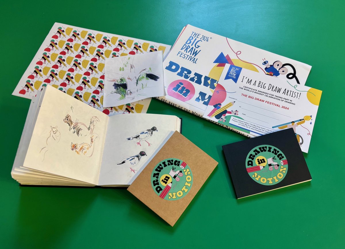 This Saturday, #CharltonLibrary are running a Big Draw sketchbook walk from 11am-1pm! Draw &amp; explore movement  in the lovely surroundings of Charlton park 🌳🌷

Call 02083192525 to book! More info: bit.ly/4b5ZDx2 🎨 #LoveYourLibrary #TheBigDraw <a href="/GreenwichLibs/">Royal Greenwich Libraries</a> <a href="/Better_UK/">Better</a>