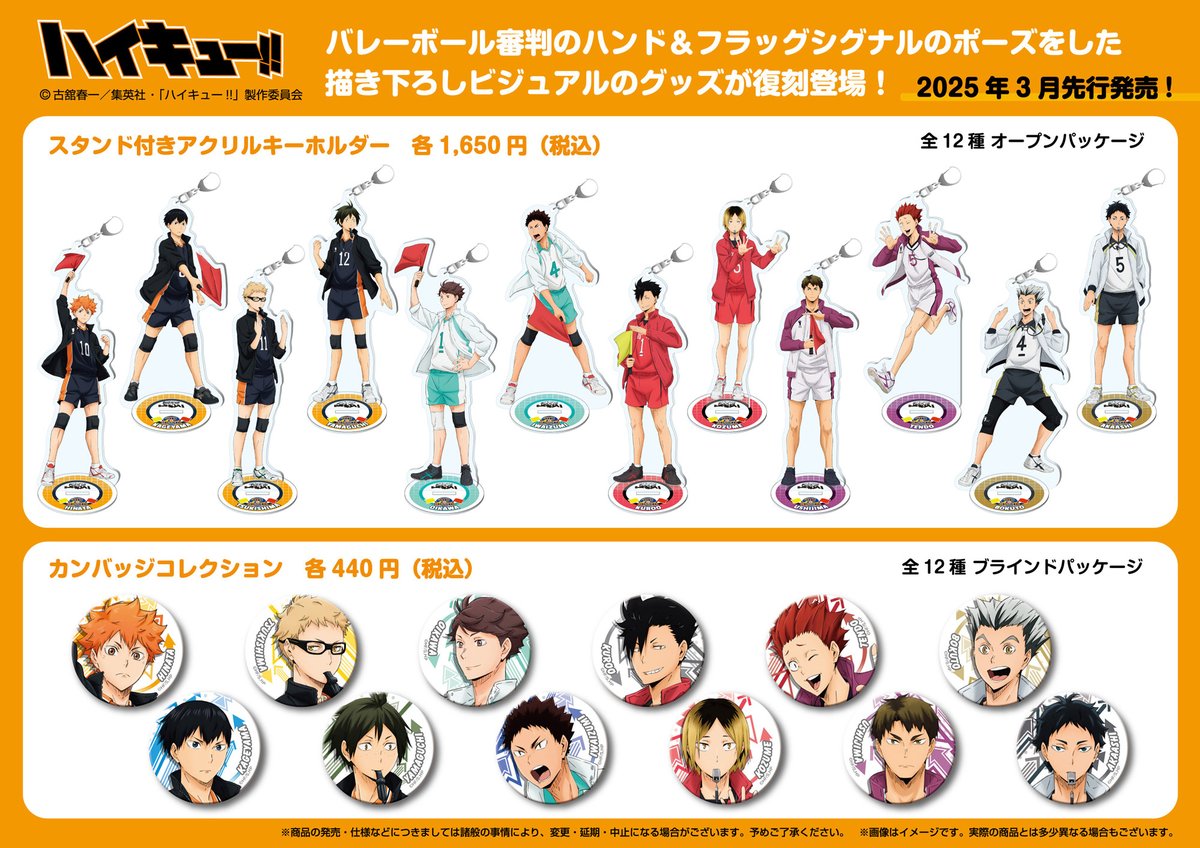 ハイキュー】 審判のハンド＆フラッグシグナルポーズの描き下ろし