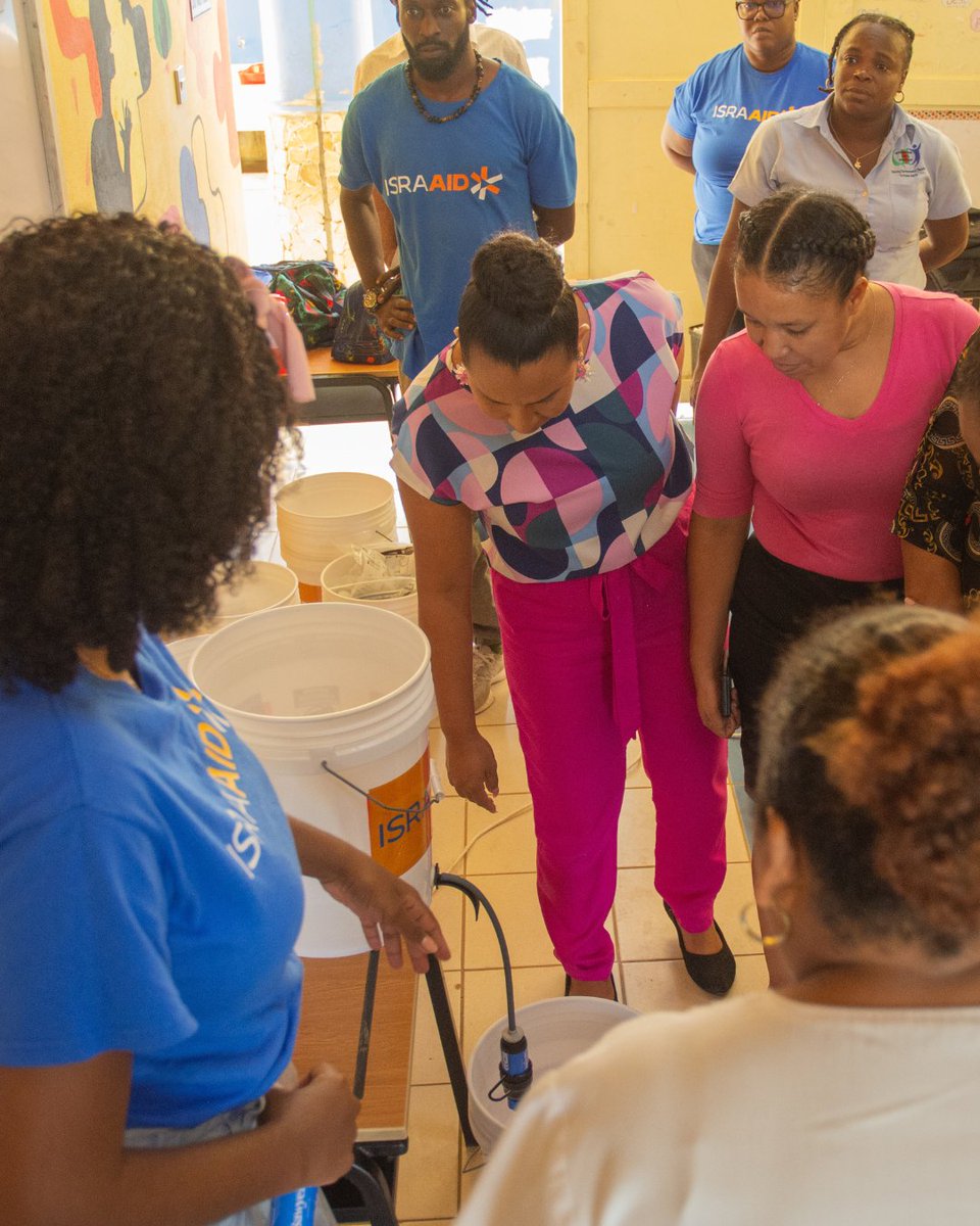 When a school in Dominica reached out in need
of safe water supplies, we didn't just provide - we
trained teachers to use and maintain the
resources. Real impact means equipping
communities with the tools to take
control of their own well-being. Not just today, but every day.