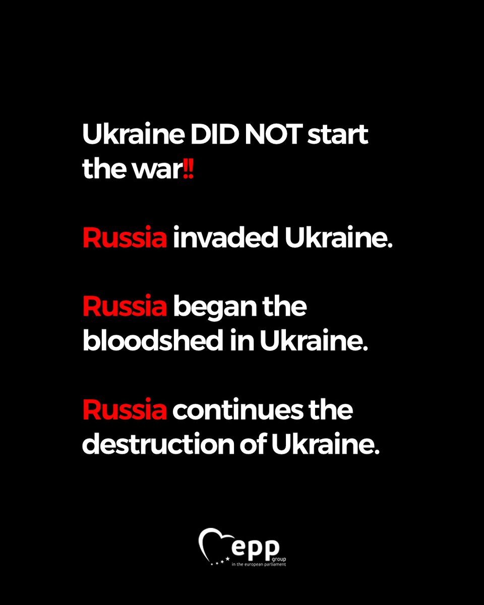 Ukraine did not start the war‼️

#StandWithUkraine