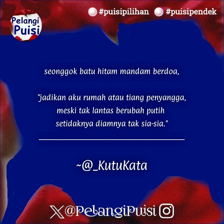 ~Pelangi Puisi~ tweet media