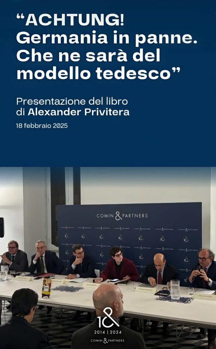 valeria manieri (@valeriamanieri) on Twitter photo #Achtung! La Germania in panne, di #AlexanderPrivitera bel saggio che racconta lo smarrimento tedesco. Per superare momento di crisi politica e stallo economico, la risposta deve essere europea. Bel dialogo con <a href="/m_minima/">M&M - Idee per un Paese migliore</a> <a href="/cominandpa/">Comin & Partners</a> <a href="/gcomin/">Gianluca Comin</a> <a href="/IAIonline/">Istituto Affari Internazionali - IAI</a> <a href="/FredianoFinucci/">Frediano Finucci</a> <a href="/fpagani/">Fabrizio Pagani</a> #Achtung! La Germania in panne, di #AlexanderPrivitera bel saggio che racconta lo smarrimento tedesco. Per superare momento di crisi politica e stallo economico, la risposta deve essere europea. Bel dialogo con <a href="/m_minima/">M&M - Idee per un Paese migliore</a> <a href="/cominandpa/">Comin & Partners</a> <a href="/gcomin/">Gianluca Comin</a> <a href="/IAIonline/">Istituto Affari Internazionali - IAI</a> <a href="/FredianoFinucci/">Frediano Finucci</a> <a href="/fpagani/">Fabrizio Pagani</a>