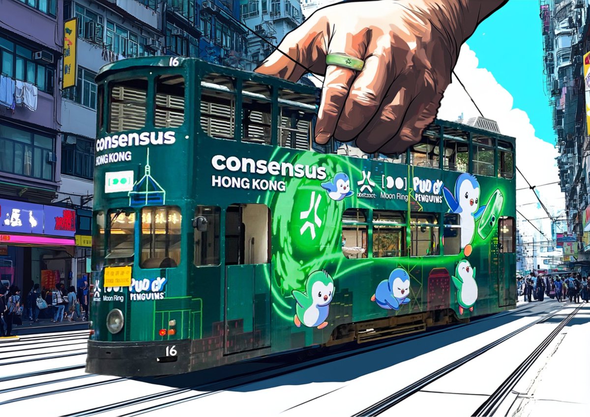 EricCLFung's tweet photo. 🟢 Moon Ring dropping on Abstract in Hong Kong! 🇭🇰
@MoonRingai
@pudgypenguins
@Abstract_Eco
@AbstractChain
@consensushk
#MoonRing #lilPudgyGiveaway #AbsRing #Pudgytramh https://t.co/0nzYIVjRdx
