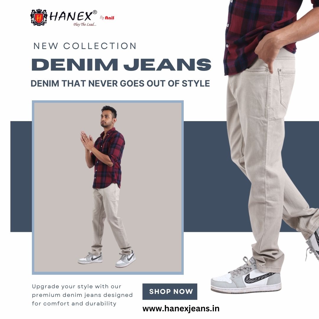 HanexJeans's tweet image. Perfect fit, unbeatable quality! 📷📷 Hanex Jeans – where comfort meets style. Get yours today and enjoy denim that never fades. 📷 Shop now! 📷
-
Contact us.
📷:+91-7701869379
📷: customercare@hanexjeans.in
📷: hanexjeans.in
-
#HanexJeans #QualityDenim #DenimStyle