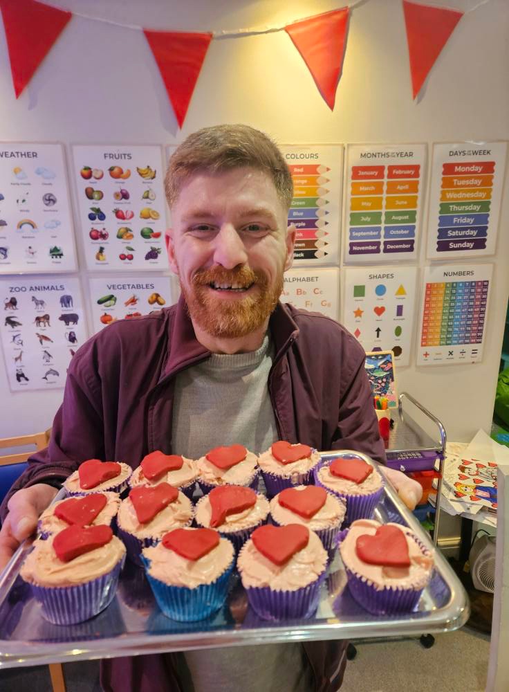 💕 From start to finish, the attention to detail and quality of these tarts is simply exceptional! 🌟 Perfectly crafted and thoroughly enjoyed for Valentine's Day. And yes, we even tackled the cleanup! 😄 #AutismAdults #AutismSkill #AutismBaking #AutismAdults