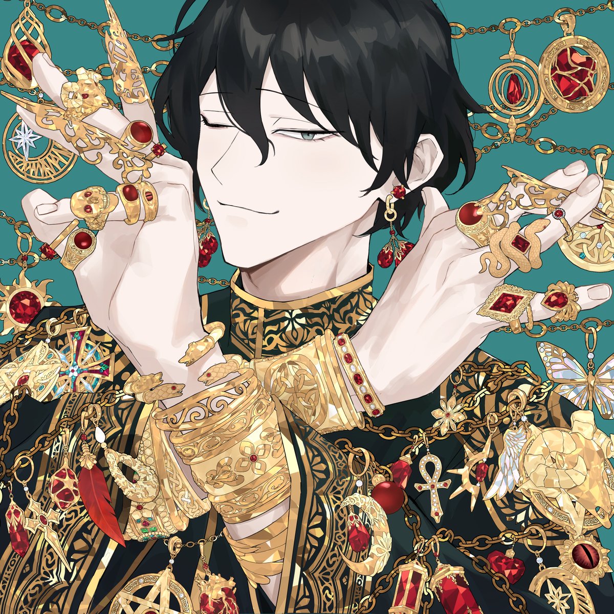 data_bu's tweet image. 🔮&amp;lt;마법사를 위한 3D 장신구&amp;gt; 112종💍 (~3/15)
tum.bg/3xZVO0

화려한 문양과 보석으로 장식된🧙마법사&amp;amp;마탑주 3D 악세사리✨소재 펀딩입니다!

100종 이상의 귀걸이, 팬던트, 반지, 팔찌, 단추 3D 소재 / 50종 이상의 금속&amp;amp;보석 텍스쳐 / 20종 이상의 문양&amp;amp;체인 브러쉬로 구성되어 있어요!