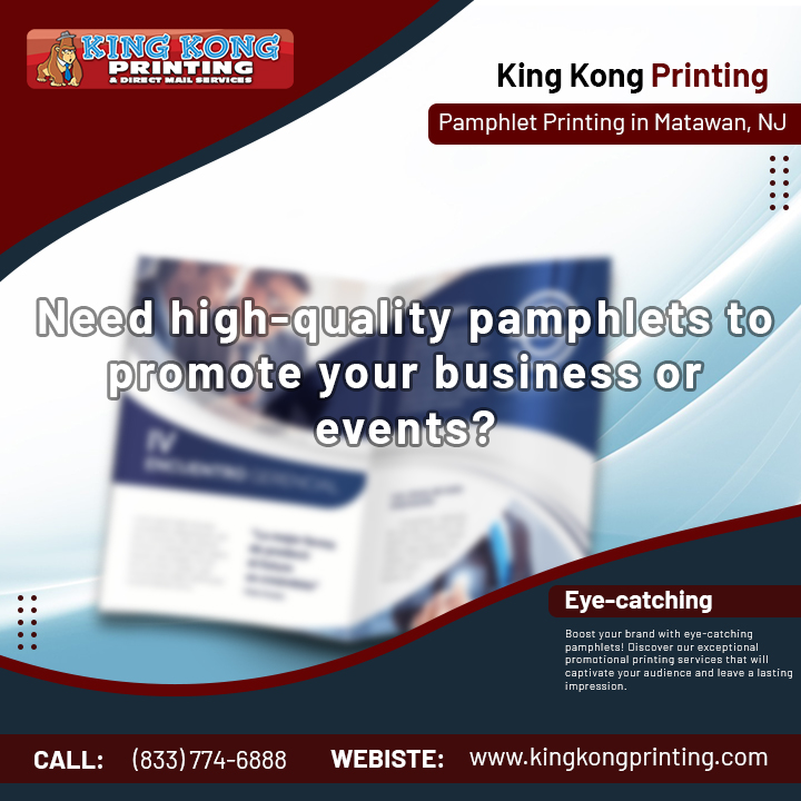 kingkongprintnj's tweet image. Need pamphlet printing in Matawan, NJ? King Kong Printing delivers eye-catching, professional designs that make your business stand out! Fast turnaround and premium quality! #PamphletPrinting #MatawanNJ 
See our latest post for deals and discounts: posts.gle/ndK8Pb