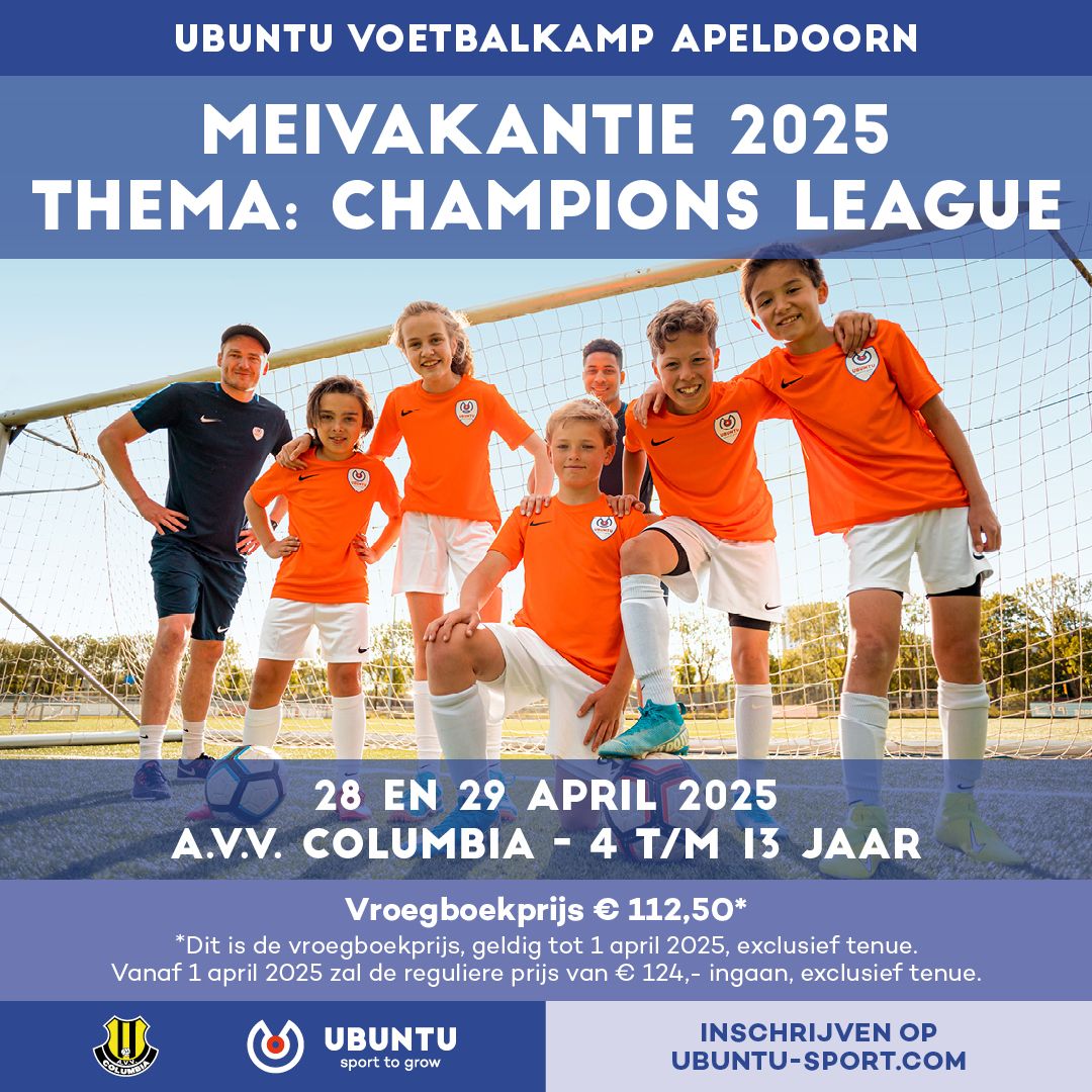 ⚽🌟 Ubuntu Voetbalkamp voor het eerst in Apeldoorn! 🌟⚽ 
Ubuntu Sport komt dit jaar naar Apeldoorn! Op 28 &amp; 29 april 2025 vindt ons allereerste voetbalkamp in deze regio plaats, en jij kunt erbij zijn!
buff.ly/4k3Oykc