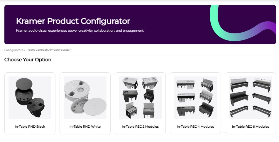 Design your next table connectivity solution! Try our TBUS configurator and design a solution that fits your unique needs. See how easy it is to customize your solution hubs.li/Q0368rGk0
#KramerAV #Kramer #proAV #AVsolutions #audiovisual #KramerTBUS"