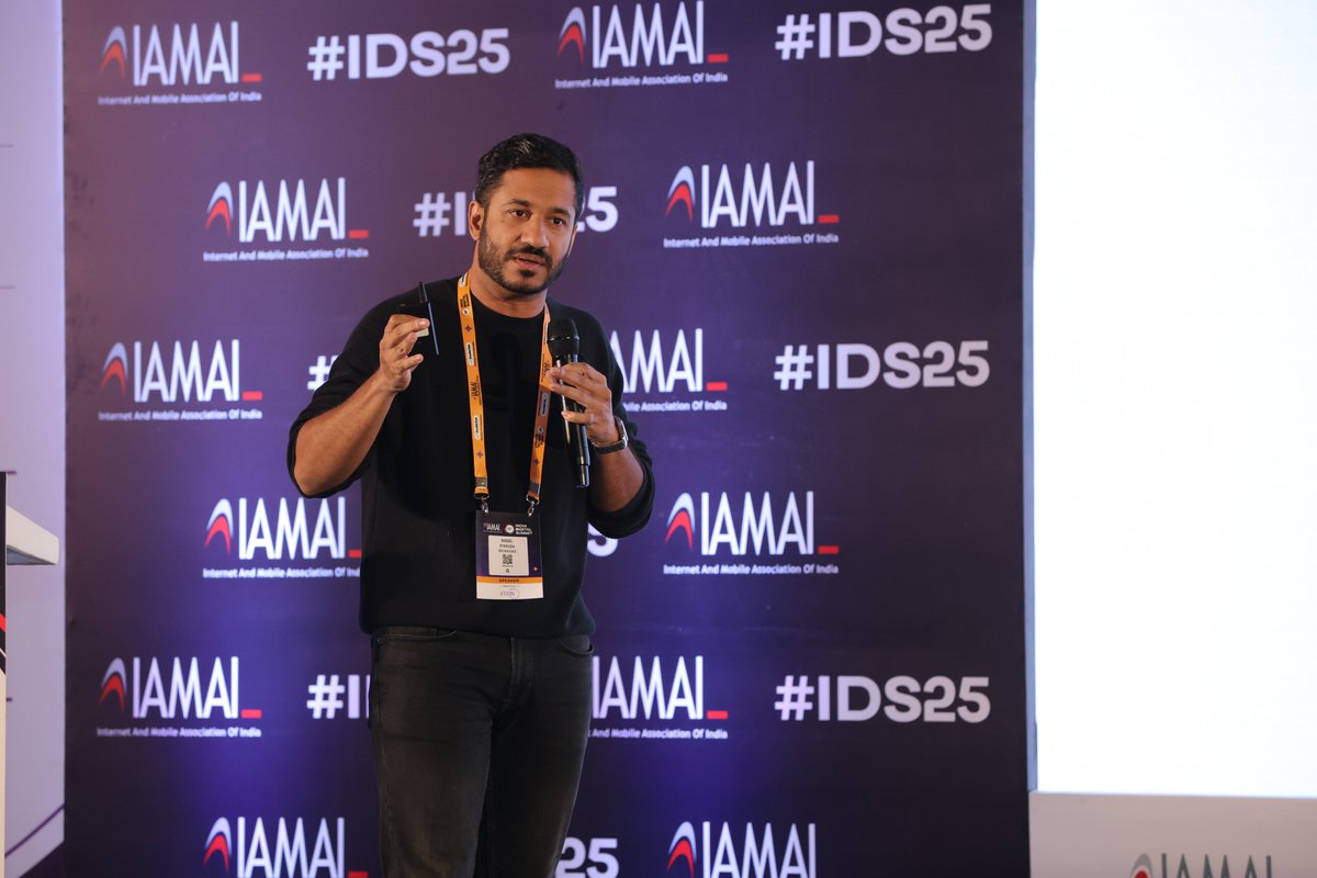 At the India Digital Summit, Mr. Nigel D'Souza, mCanvas, took the spotlight to share insights on cutting through digital clutter and engaging audiences across multiple screens.
 A deep dive into strategies that turn attention into real action!
#IndiaDigitalSummit #IDS25 #IDS2025